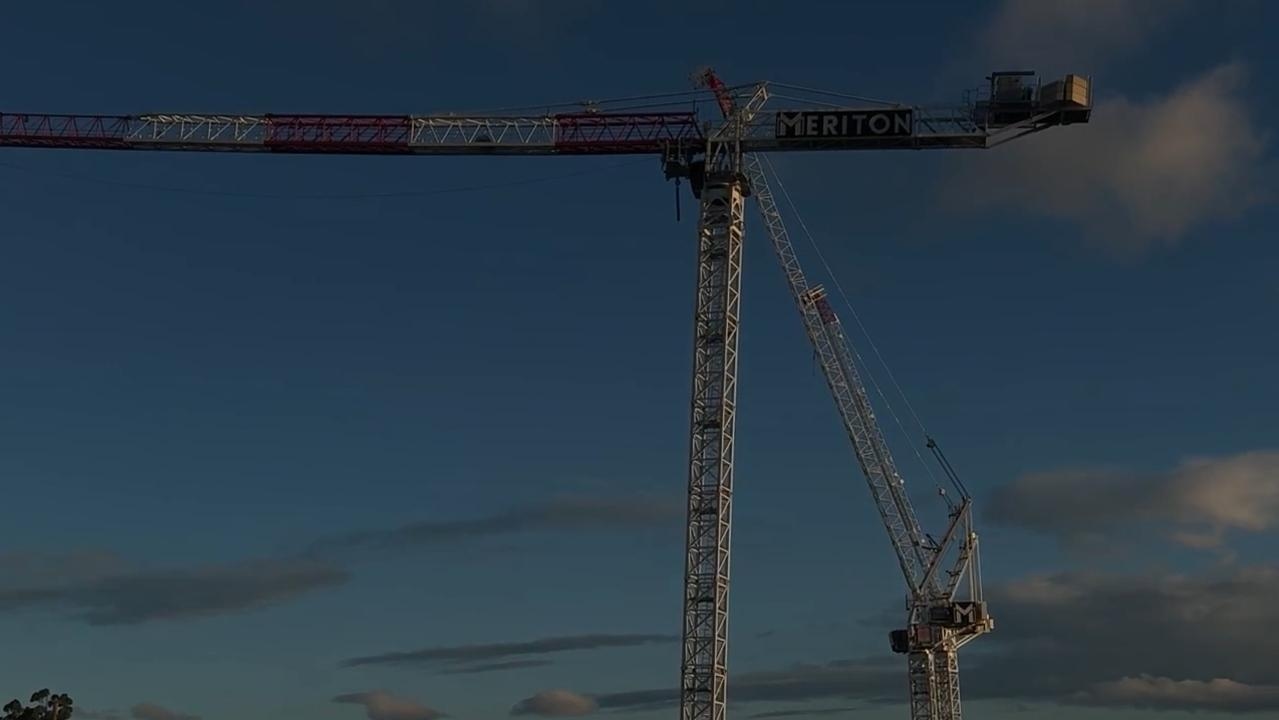 Crews race to stabilise leaning crane in Sydney as hundreds evacuated, major road closed