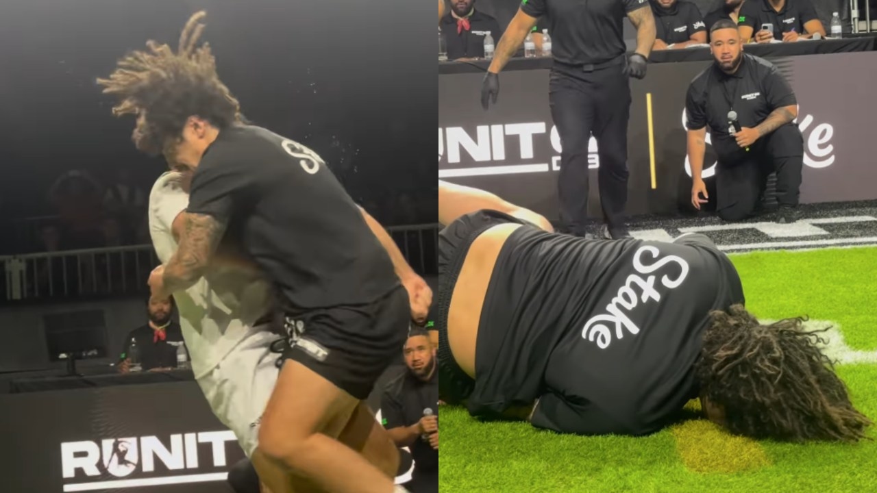 Former NRL player Kevin Proctor suffers knockout during RUNIT event month after teenager dies doing same challenge