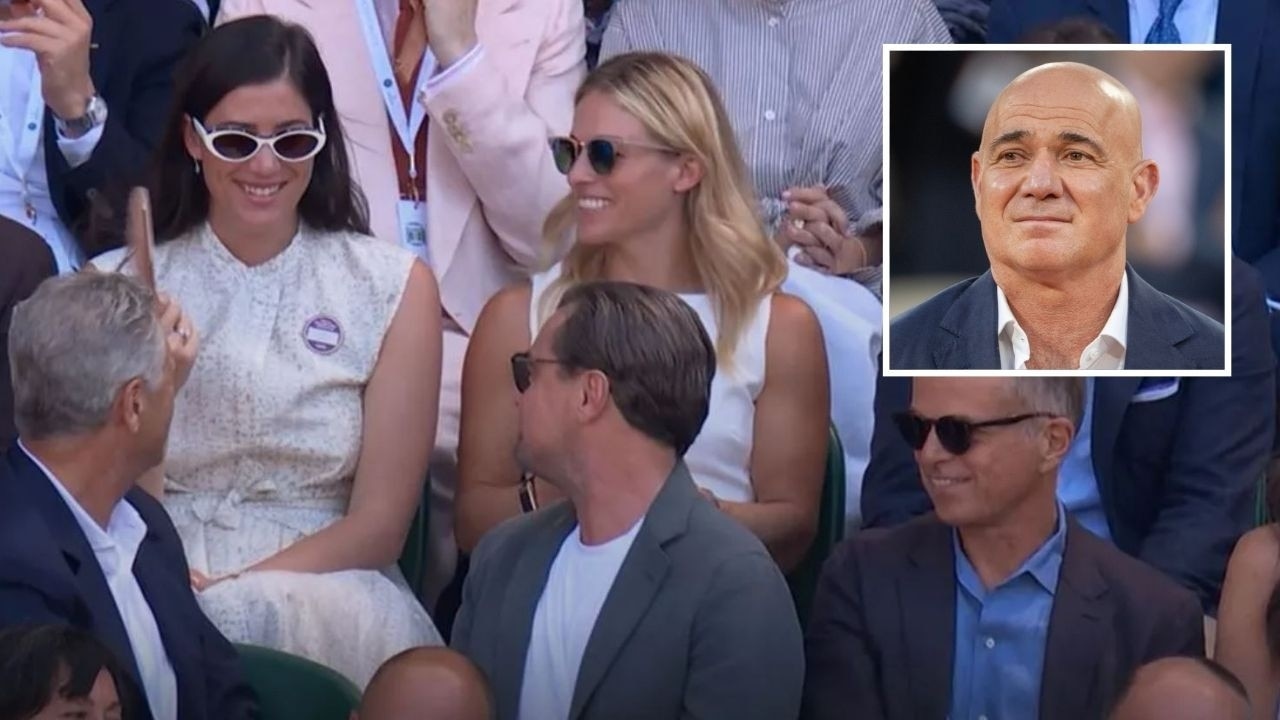 Agassi snaps at commentator as DiCaprio spotted ‘flirting' at Wimbledon