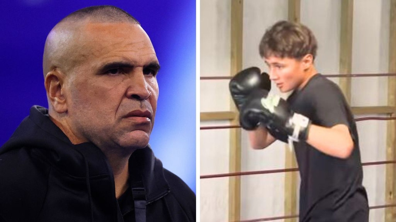 Anthony Mundine calls out longtime rival Danny Green's son after Rahim Mundine scores KO win