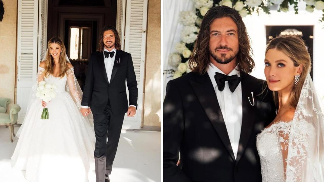 Delta Goodrem shares first photos of her ‘fairytale' wedding to Matthew Copley