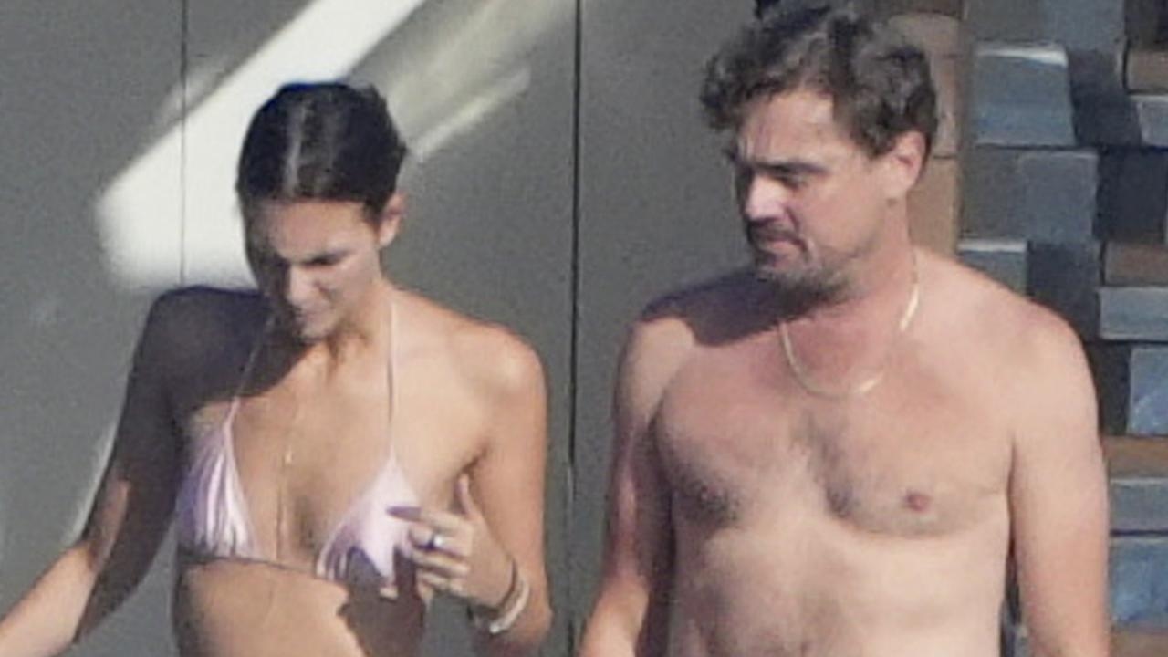 A-list actor and much younger model girlfriend strip off in St Tropez