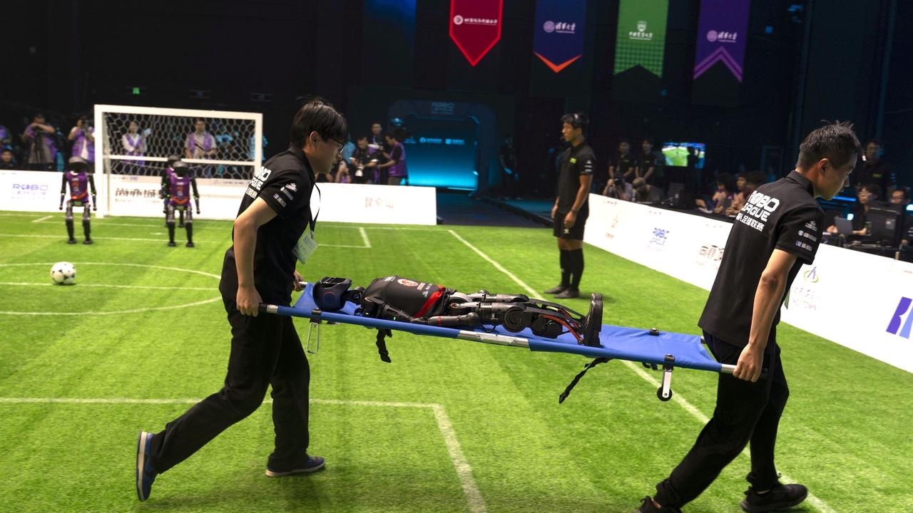 Chinese ‘football robots' prove humans are miles ahead of AI