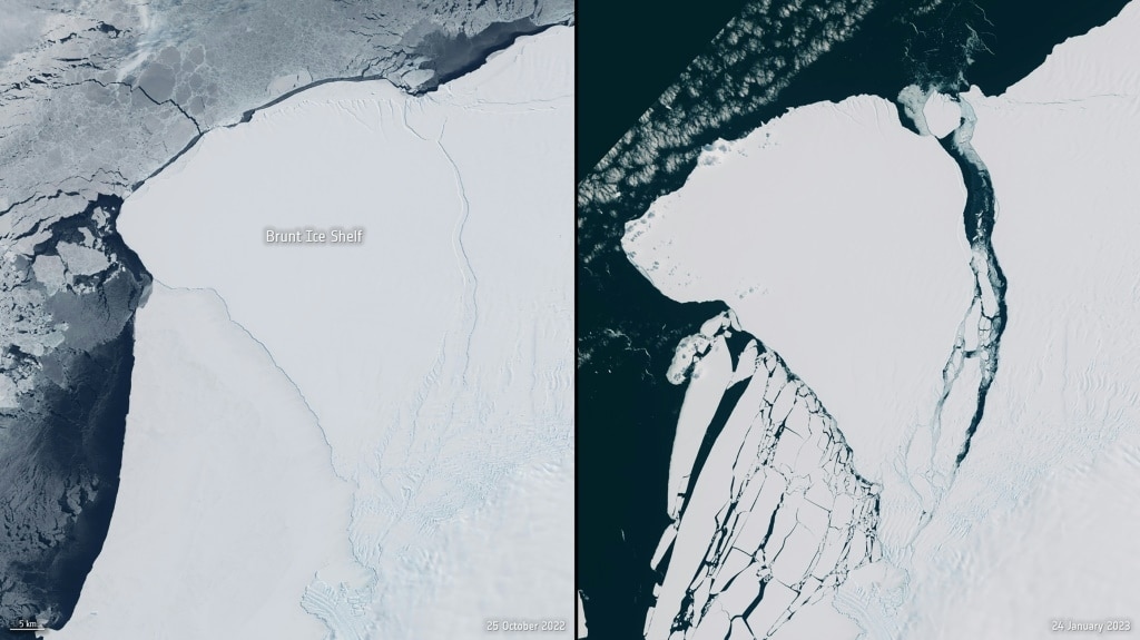 Tides could help predict when huge icebergs break loose: study
