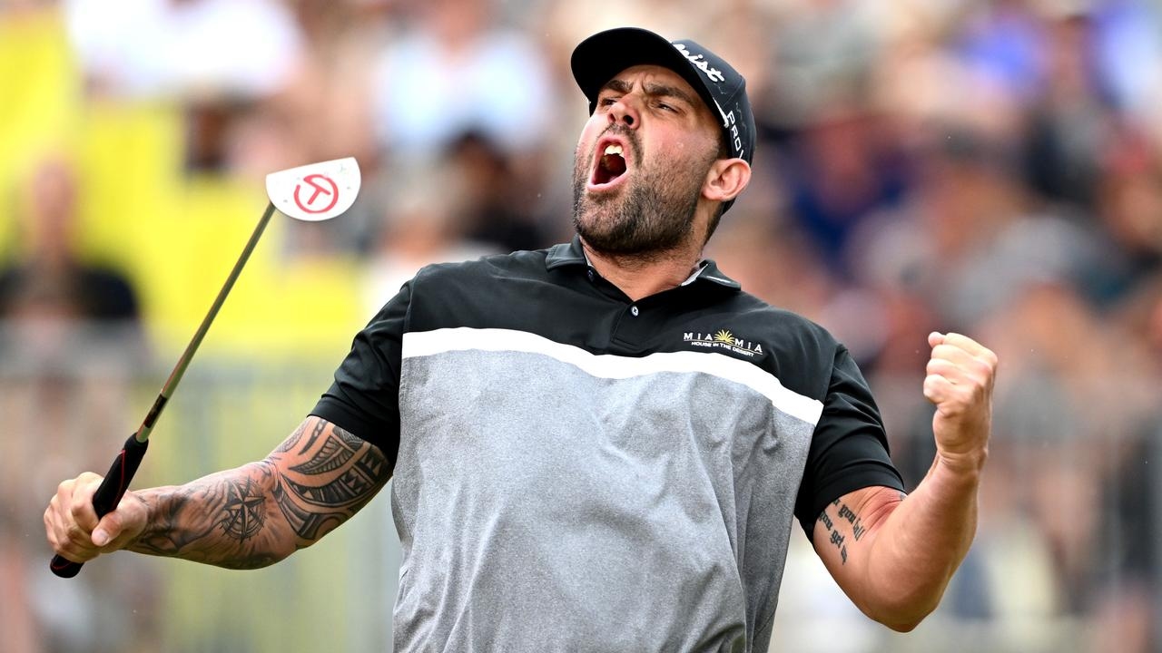 Ex-Rebels bikie Ryan Peake makes history at The Open Championship