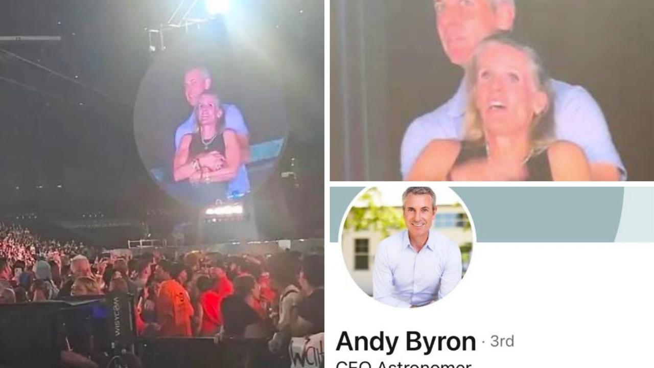 Company launches investigation after executives caught canoodling in Coldplay kiss cam