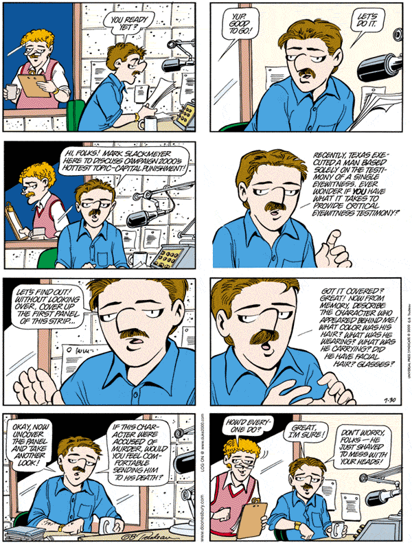 Doonesbury Comic Strips by Garry Trudeau - July 30, 2000