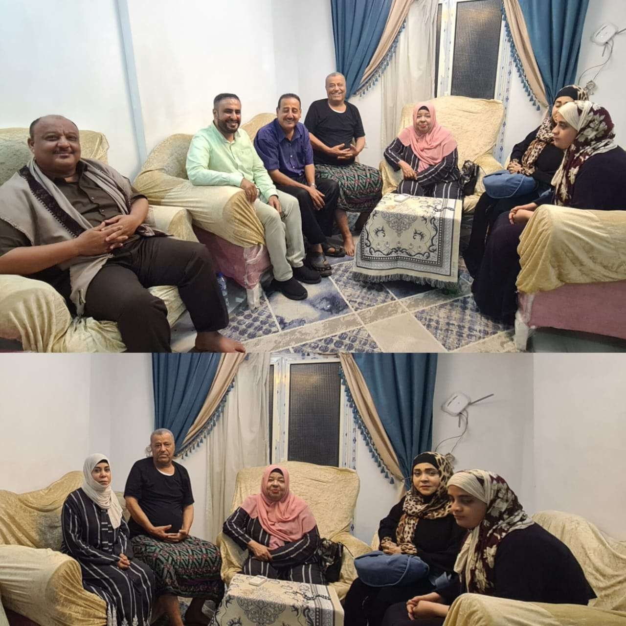 وفد من أبناء الوطن يطمئن على صحة وكيل محافظة أبين في قاهرة المعز