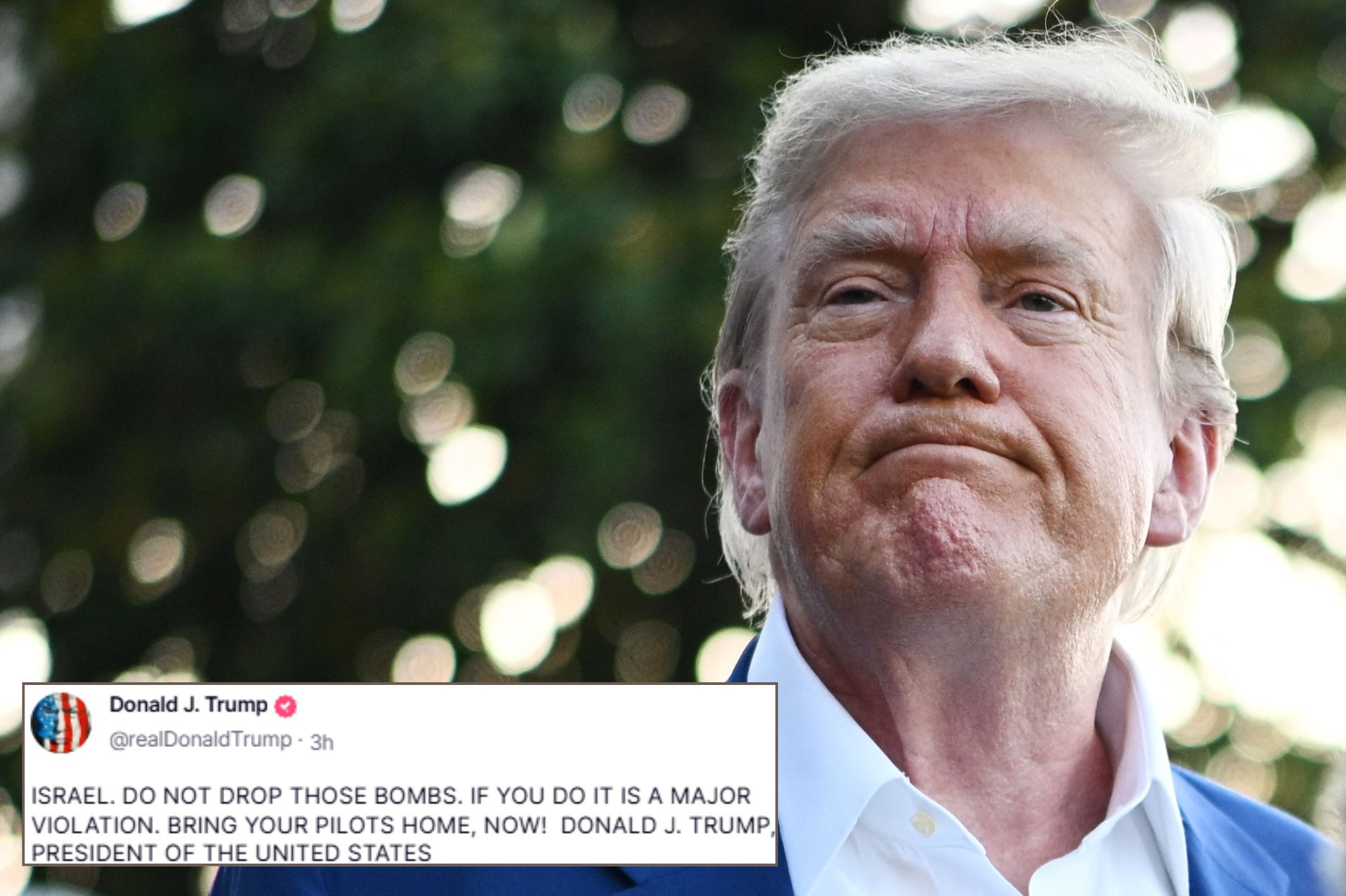 Trump Declares Israel and Iran 'Don't Know What the F--k They're Doing' as They Accuse Each Other of Violating Ceasefire