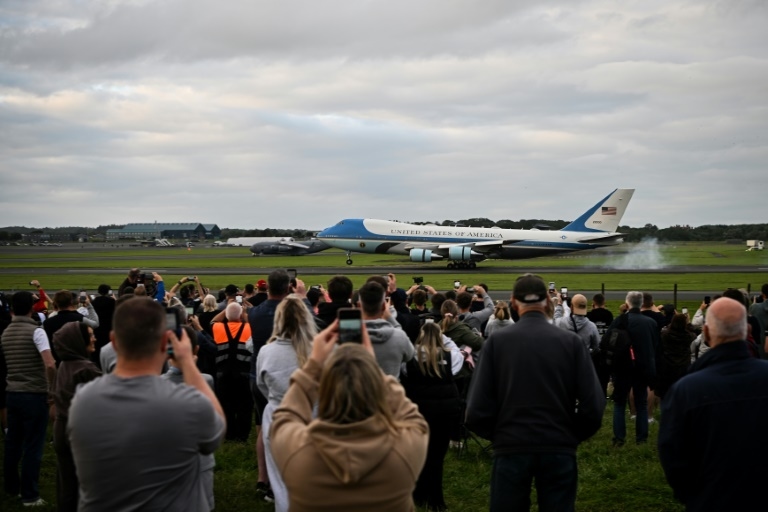 Trump Plays Golf In Scotland As Protesters Rally