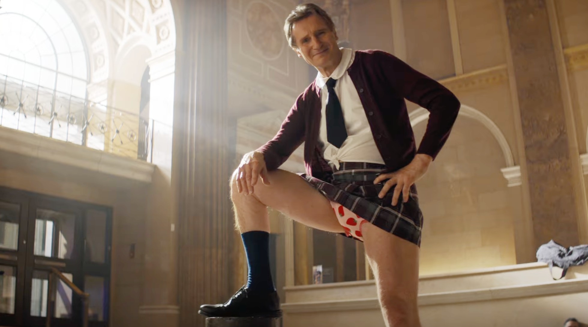 'Naked Gun' Reboot Trailer Shares First Look at Liam Neeson, Pamela Anderson Team Up