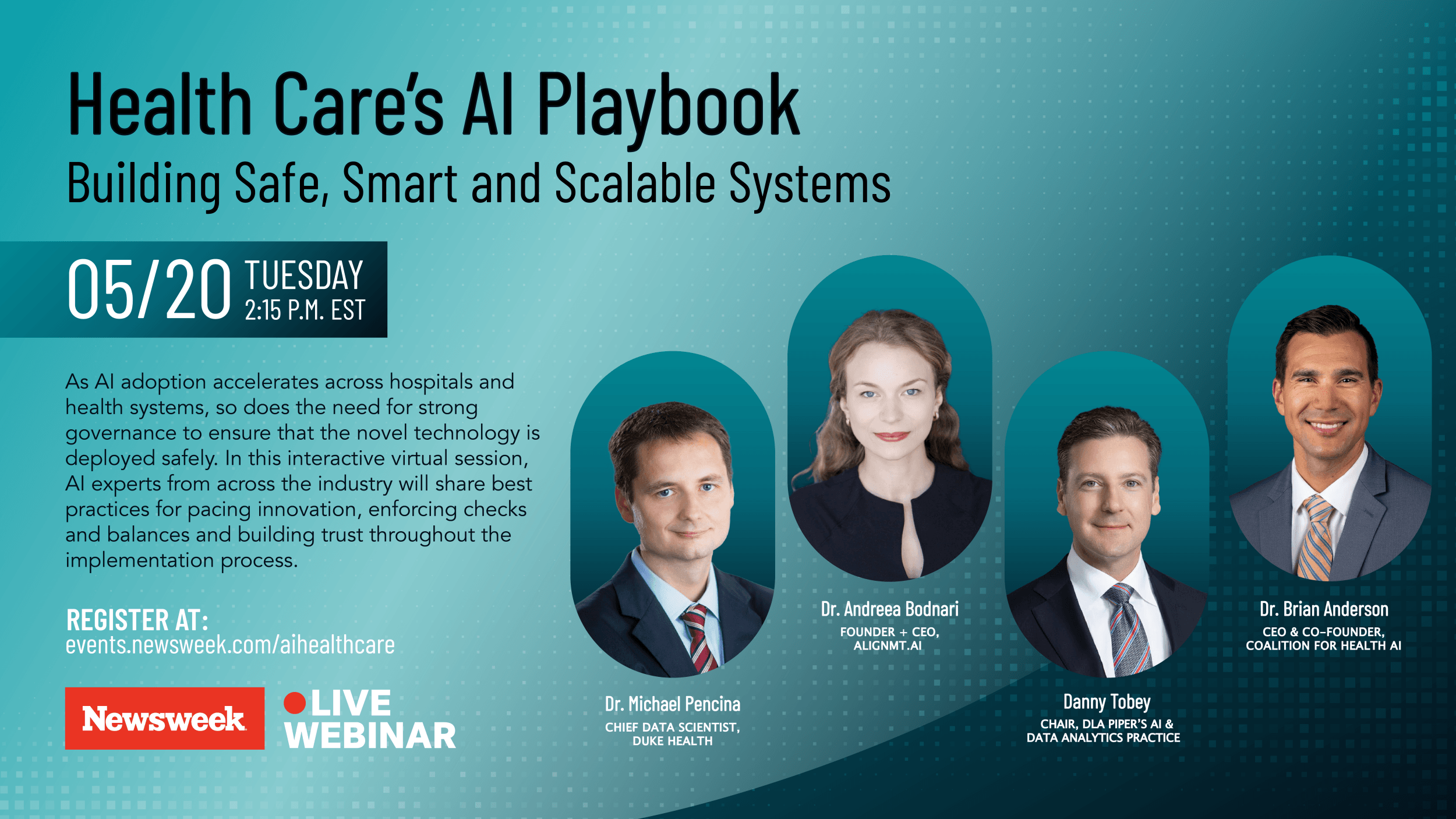 Newsweek's Next Virtual Event Aims to Build Health Care's AI Playbook