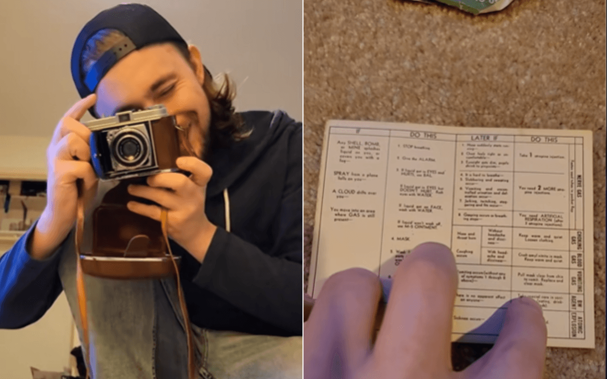 Man Buys 1950s Camera at Estate Sale, Can't Believe What Else Is in the Box