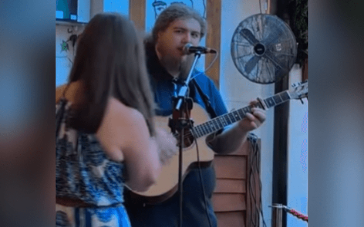Woman Tries to Crash Musician's Set, He's Forced to Take Desperate Measures