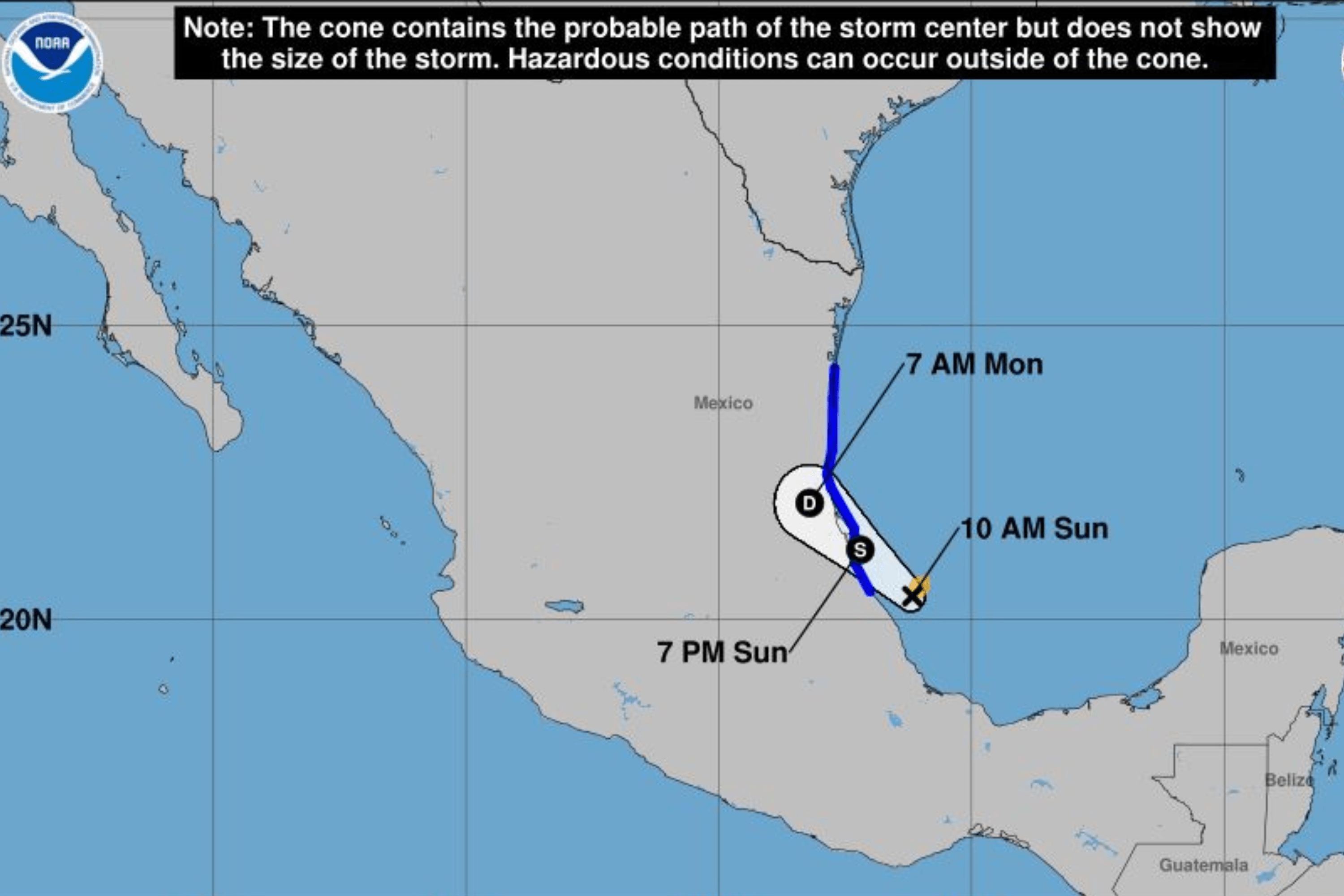 Barry Becomes Tropical Storm as It Takes Aim for Eastern Mexico