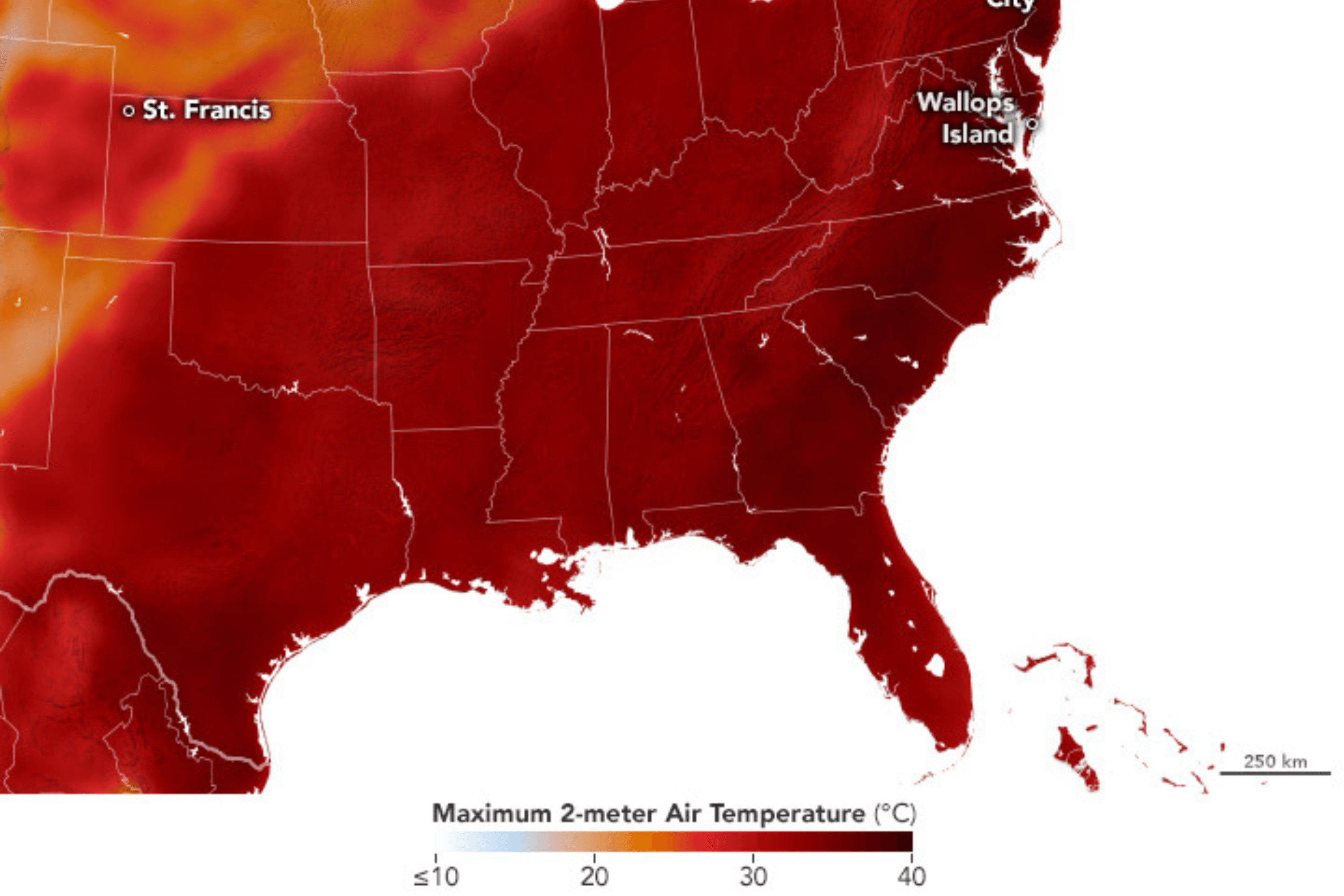 Satellite Image Reveals Heat Dome's Impact on US