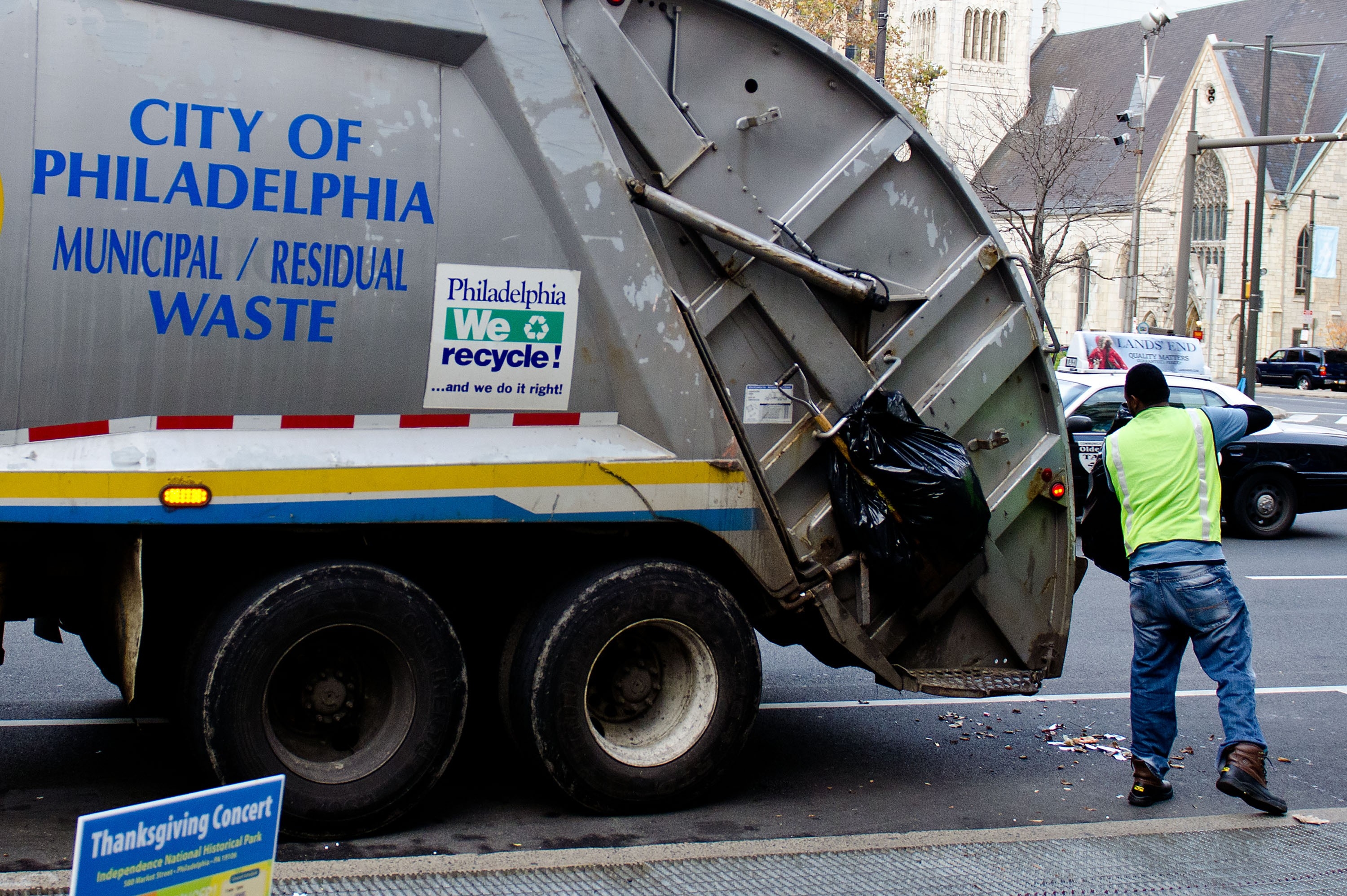 Trash Collection Advice Issued as Philadelphia Workers Strike