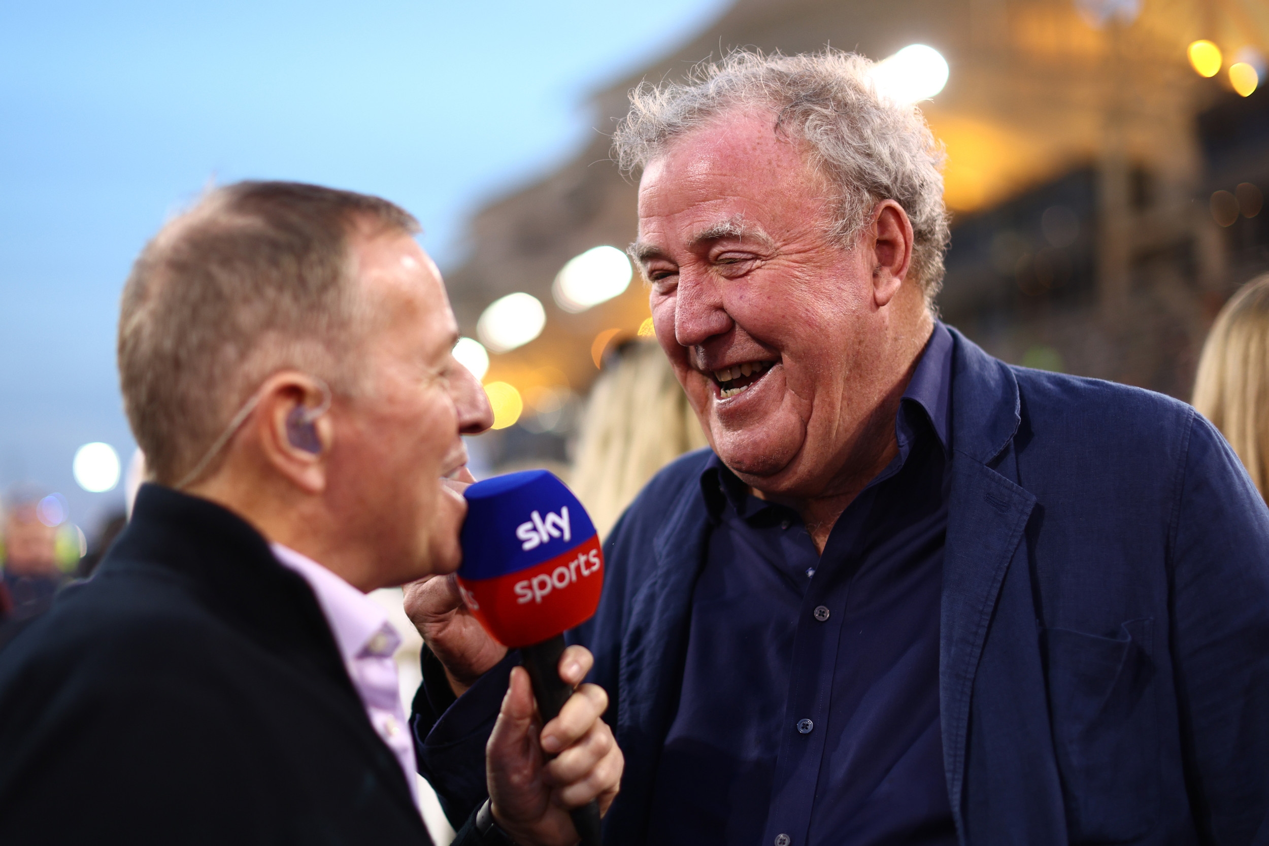 Martin Brundle and Jeremy Clarkson Share Hilarious Grid Walk Moment at British GP