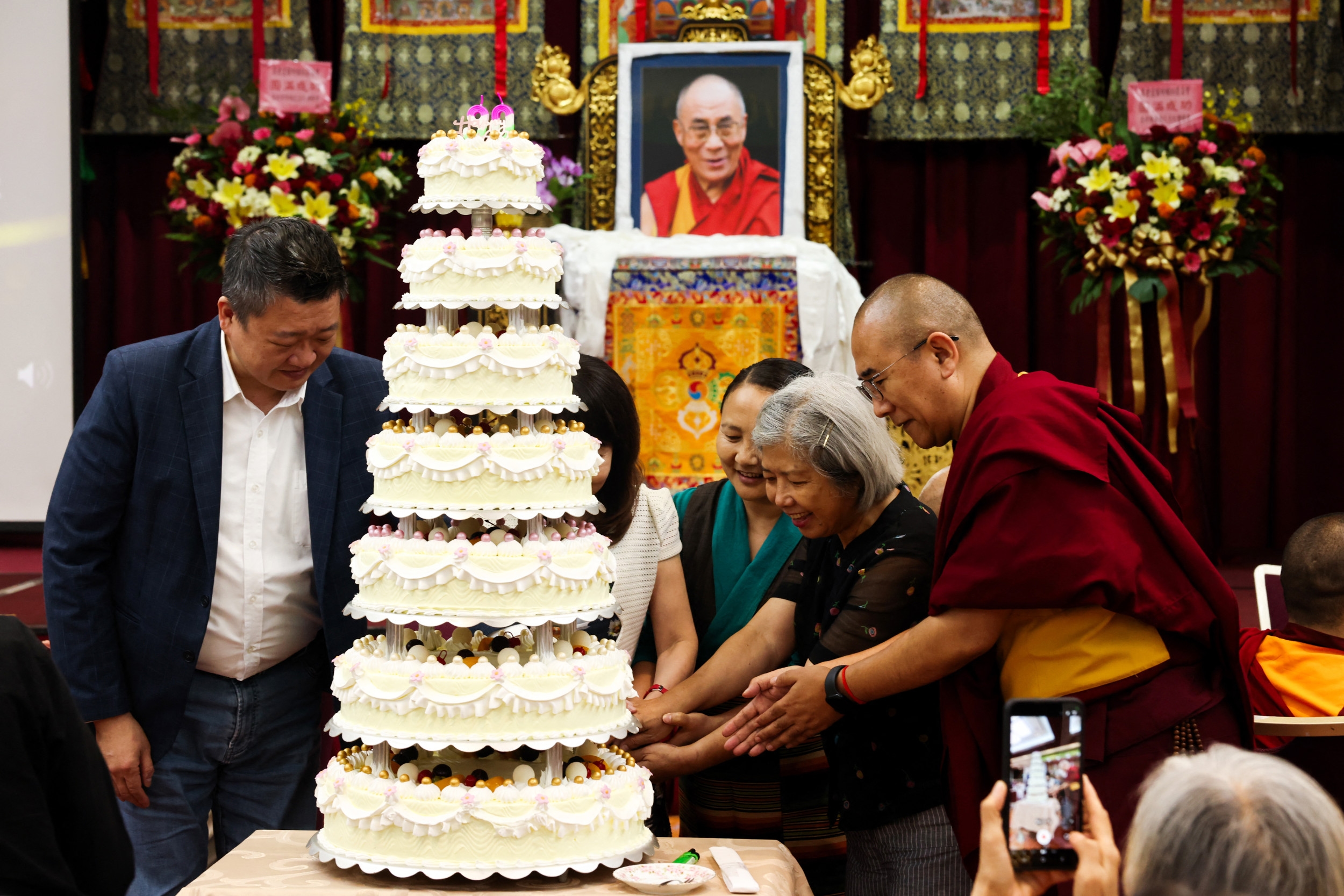 Thousands Gather for Dalai Lama's 90th Birthday in India