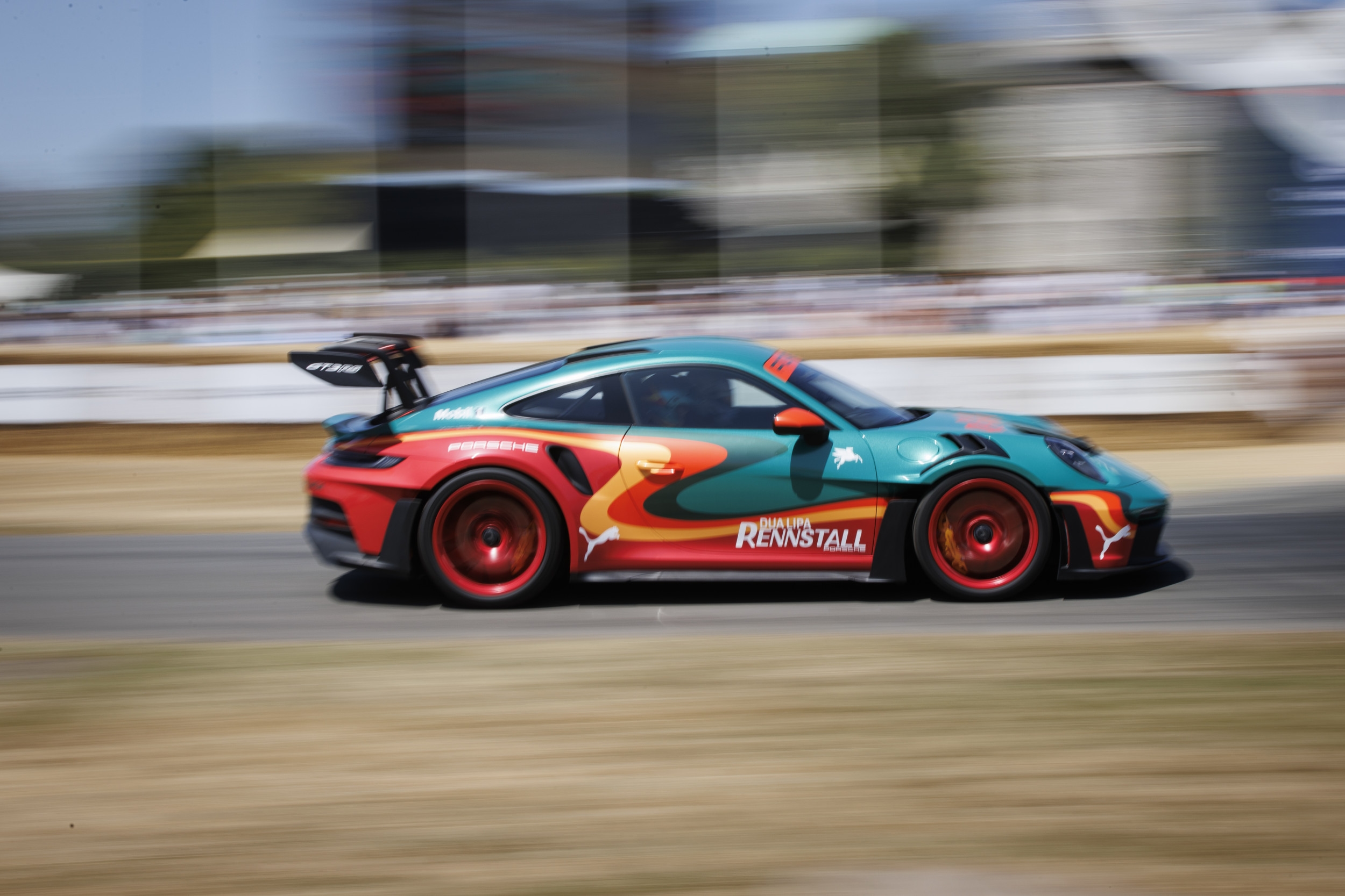 Dua Lipa and F1 Legends Among Celebs at Thrilling Festival of Speed