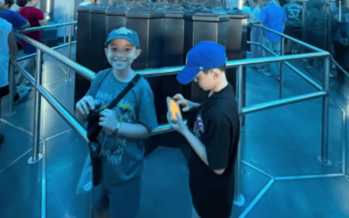 Mom Takes Sons on First Roller Coaster, Camera Captures Carnage That Follows