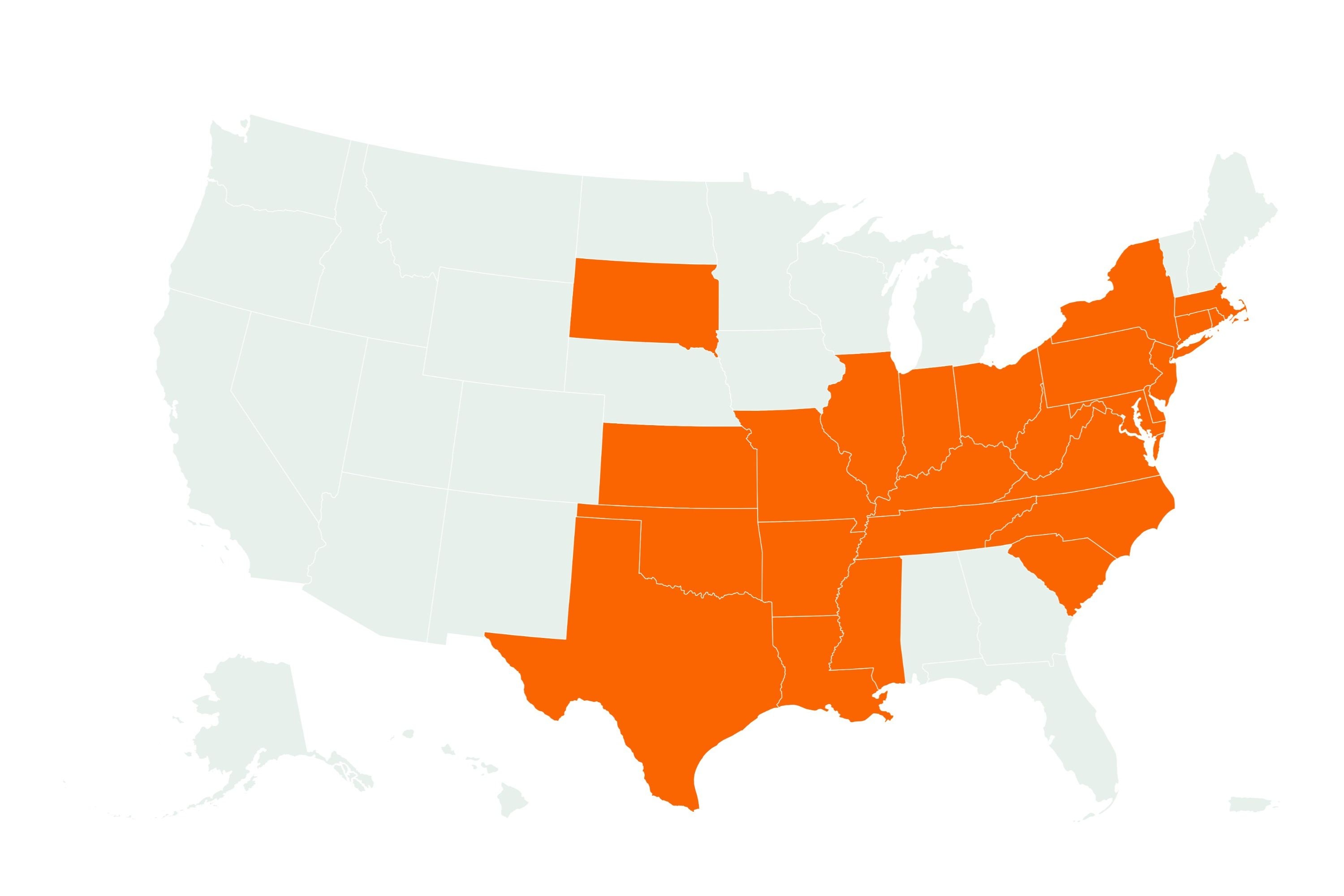 Map Shows 25 States That Will Feel Hotter Than Death Valley Today