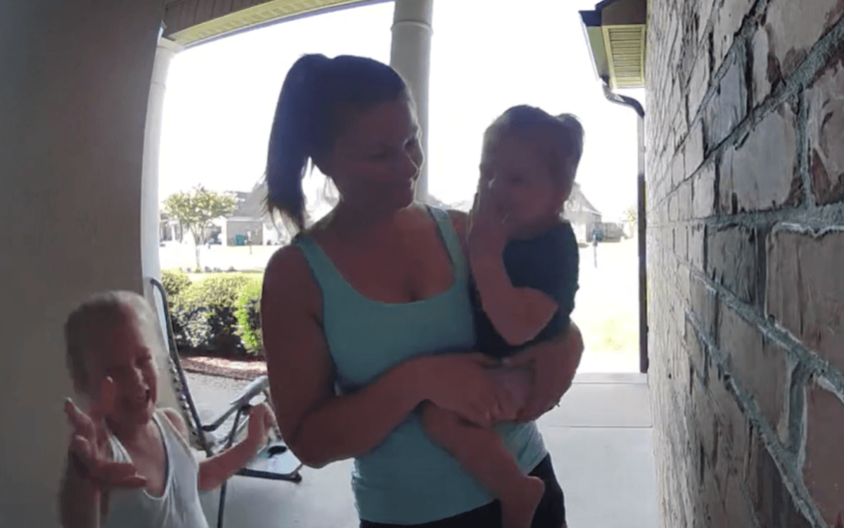 Kids Playing in Yard Hear Dad's Voice—But He's 'Hundreds of Miles Away'