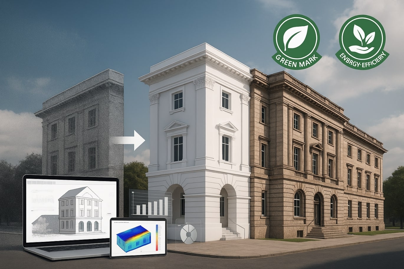 Green Mark Certification and Energy Efficient Grant Applications with Scan to BIM