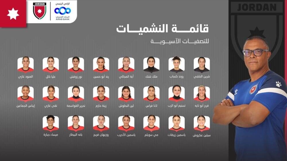 المنتخب الوطني للسيدات لكرة القدم يختار 23 لاعبة  للتصفيات الآسيوية