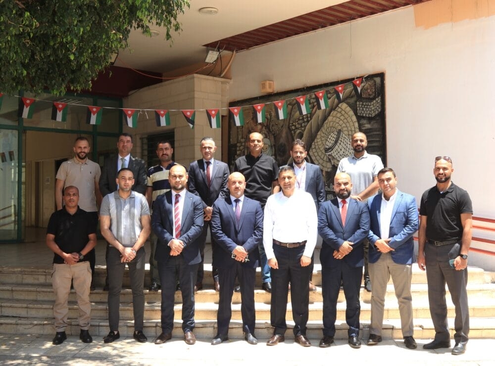 وفد من مستشفى النجاح الوطني يزور المستشفى الميداني الأردني نابلس 7