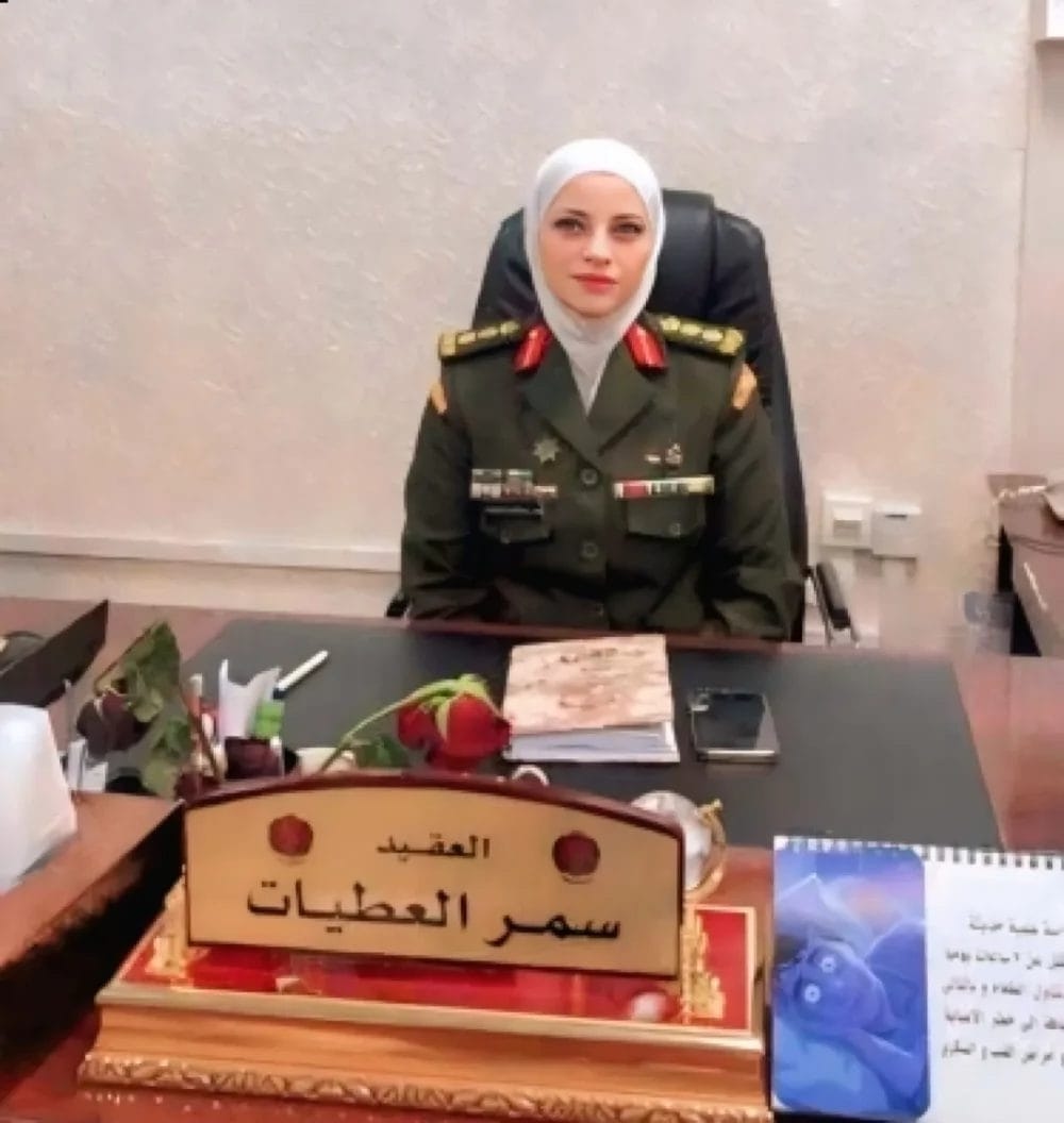 الأردن .. العقيد سمر العطيات مديرة لتمريض مدينة الحسين الطبية