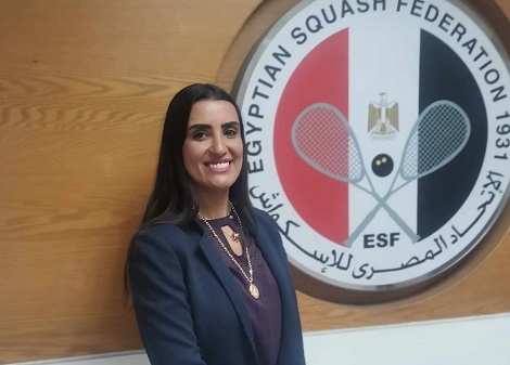 آمنة الطرابلسي تفوز بمنصب نائب رئيس الاتحاد الأفريقي للاسكواش