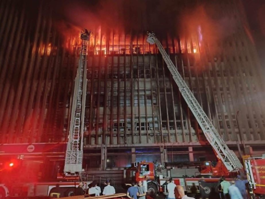 حريق سنترال رمسيس كاشف للفاسدين والمفسدين والمغيبين‎