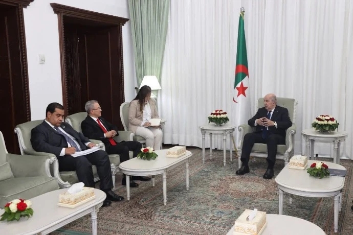 رئيس الجمهورية يستقبل وزير السلطة الشعبية للفلاحة الإنتاجية والأراضي لجمهورية فنزويلا