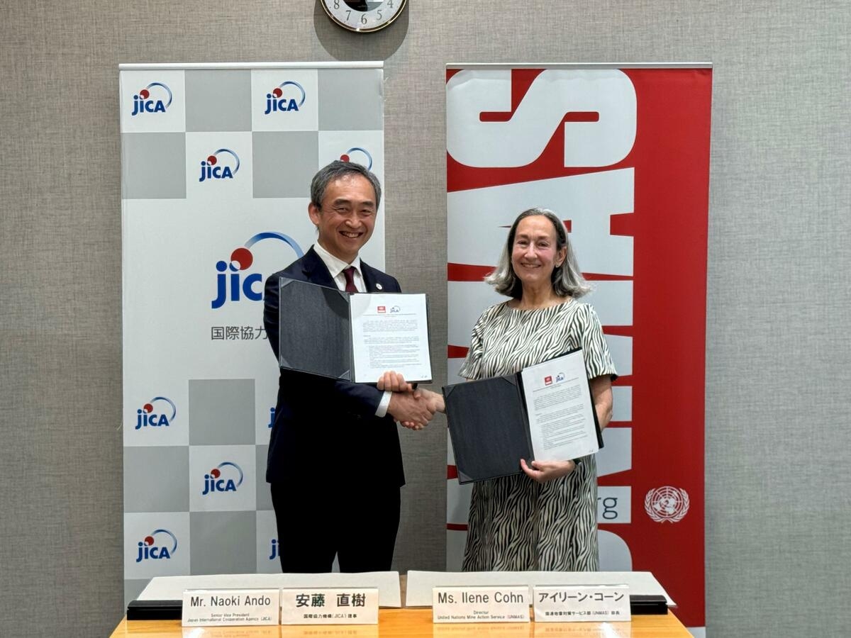 Japan's aid agency, U.N. sign deal to expand mine action cooperation