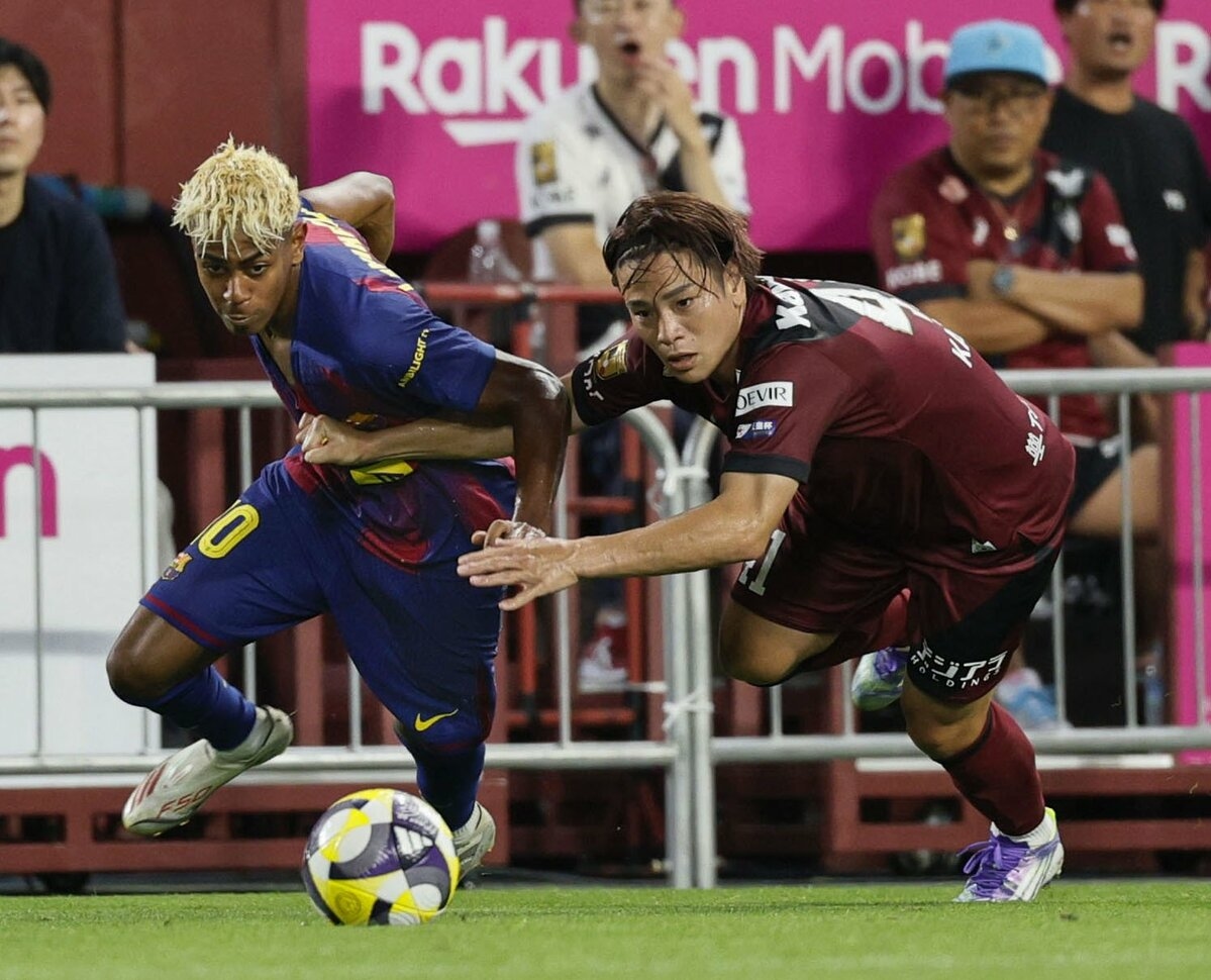 Football: Barcelona down Kobe 3-1 as Laporta explains friendly U-turn