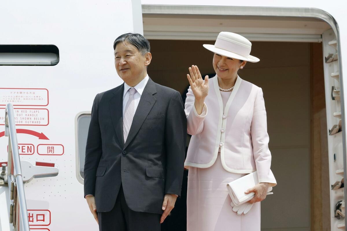 Japanese imperial couple depart for historic visit to Mongolia