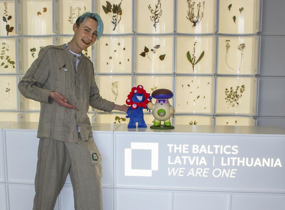 Latvian staffer at Osaka expo goes viral with love of Japan