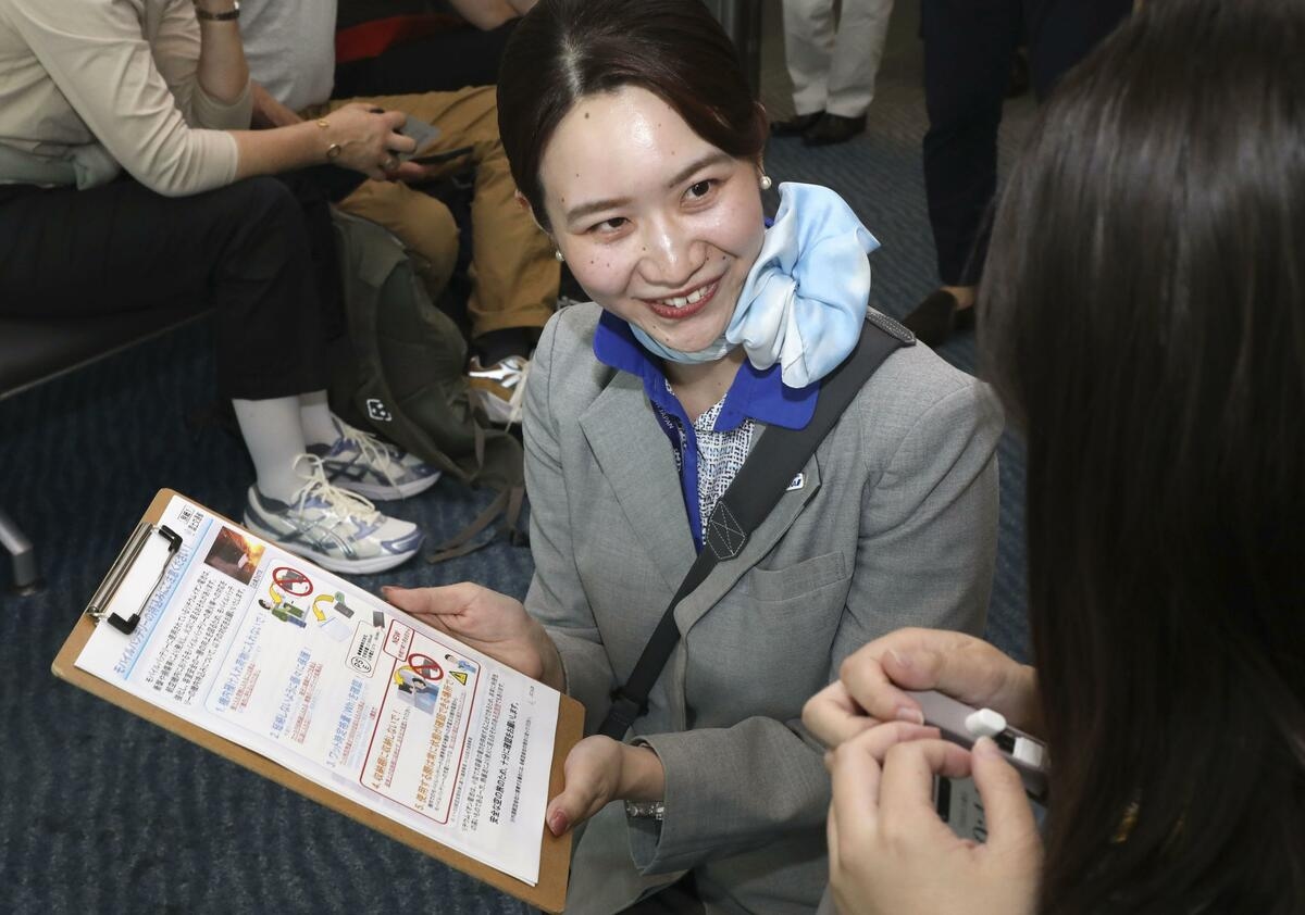 Travelers in Japan asked to keep power banks within reach on flights