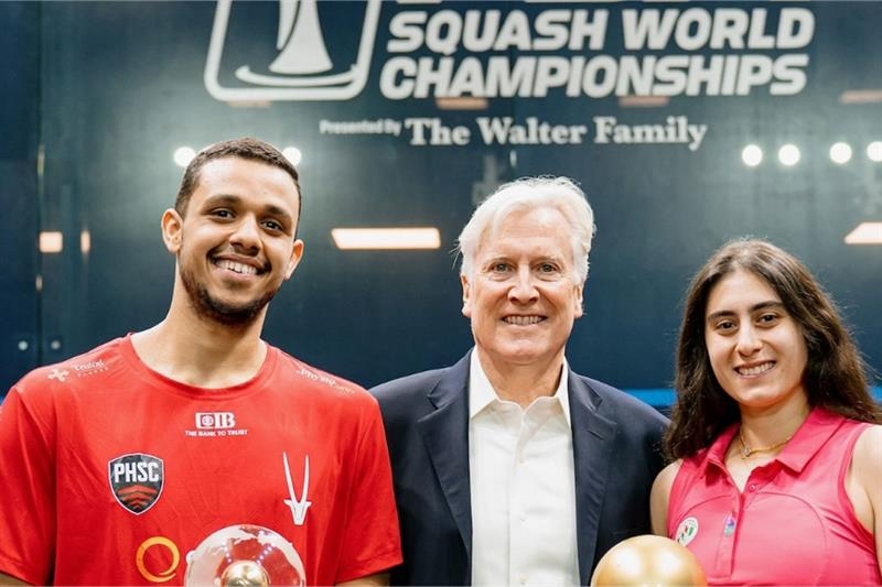 Squash: Egypt's El-Sherbini equals record, Asal claims maiden PSA World Championship title - Omni sports