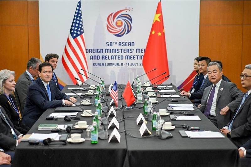 Rubio has 'positive' meeting with China's Wang at ASEAN talks - International