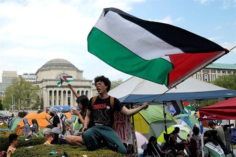 Columbia University suspends and expels students who participated in pro-Palestinian protests - War on Gaza