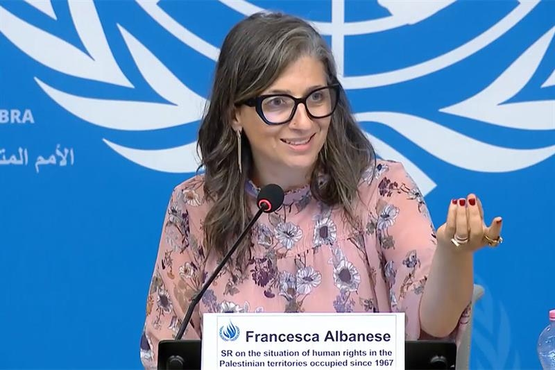 World must unite to isolate Israel or Gaza genocide will continue: UN's Albanese to Al-Masry Al-Youm - War on Gaza