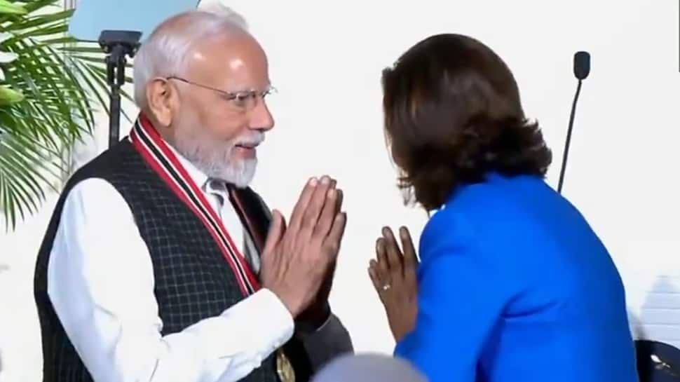 PM Modi Gets Trinidad And Tobagos Highest National Award; Quotes Saint Thiruvalluvars Six Qualities Of Strong Nations