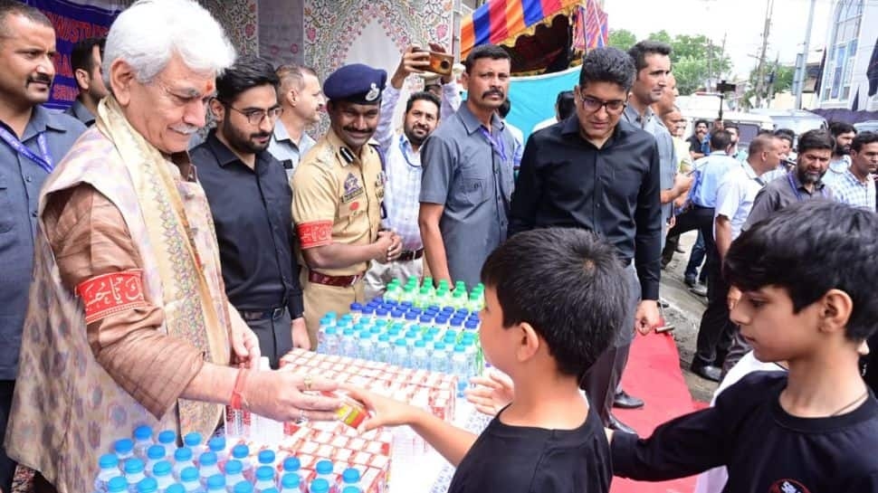 Ashura Observed Peacefully In Srinagar; LG Manoj Sinha Joins Procession