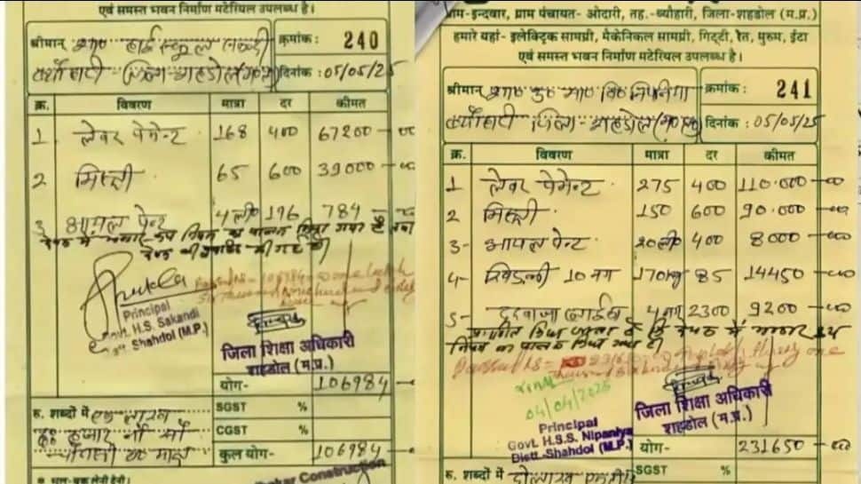 Madhya Pradesh Govt Launches Probe As School Repair Bills Go Viral