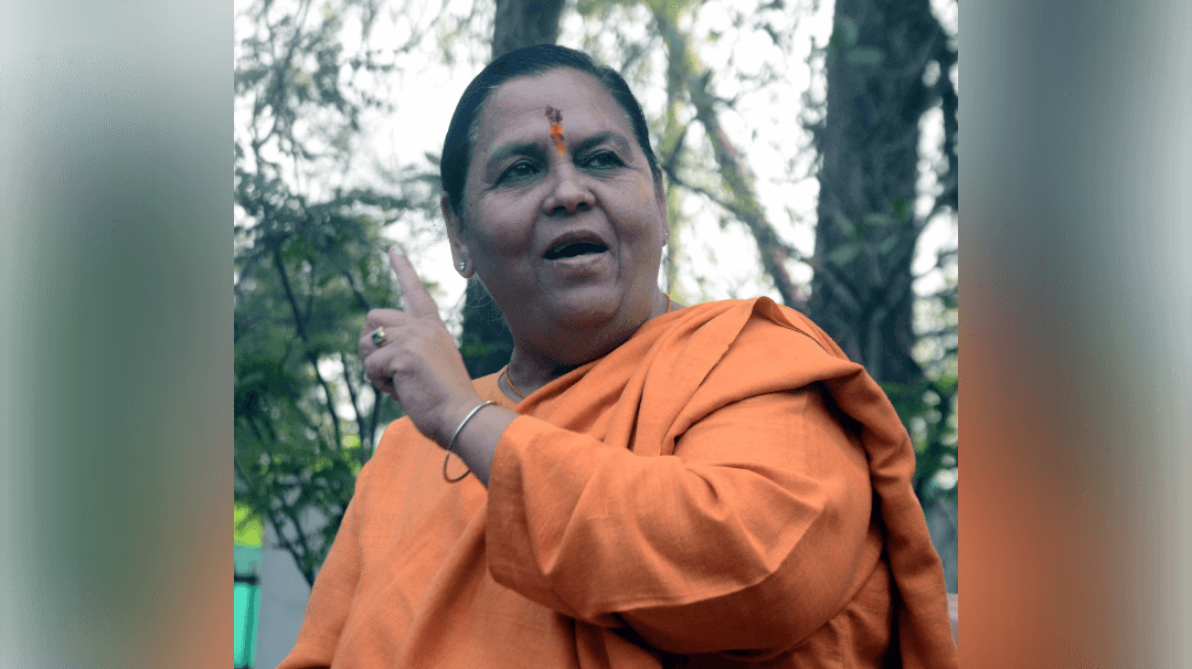 Bhagwa Aatankwad Was Political Conspiracy To Appease Islamic Terrorists: Uma Bharti