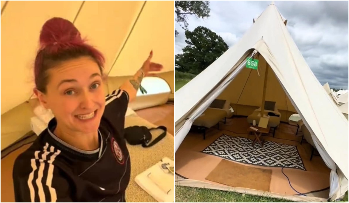 Watch: Irish Glastonbury attendee shares glimpse inside glamping pod