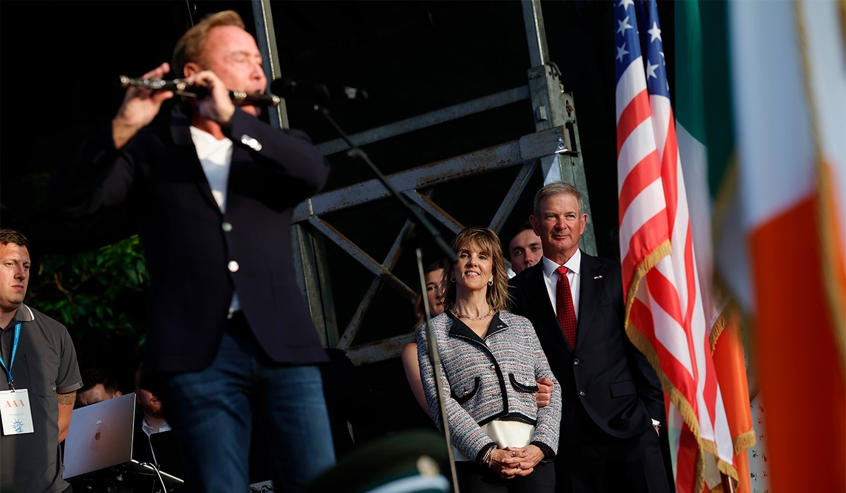 US Ambassdor settles into new role with 4th of July party