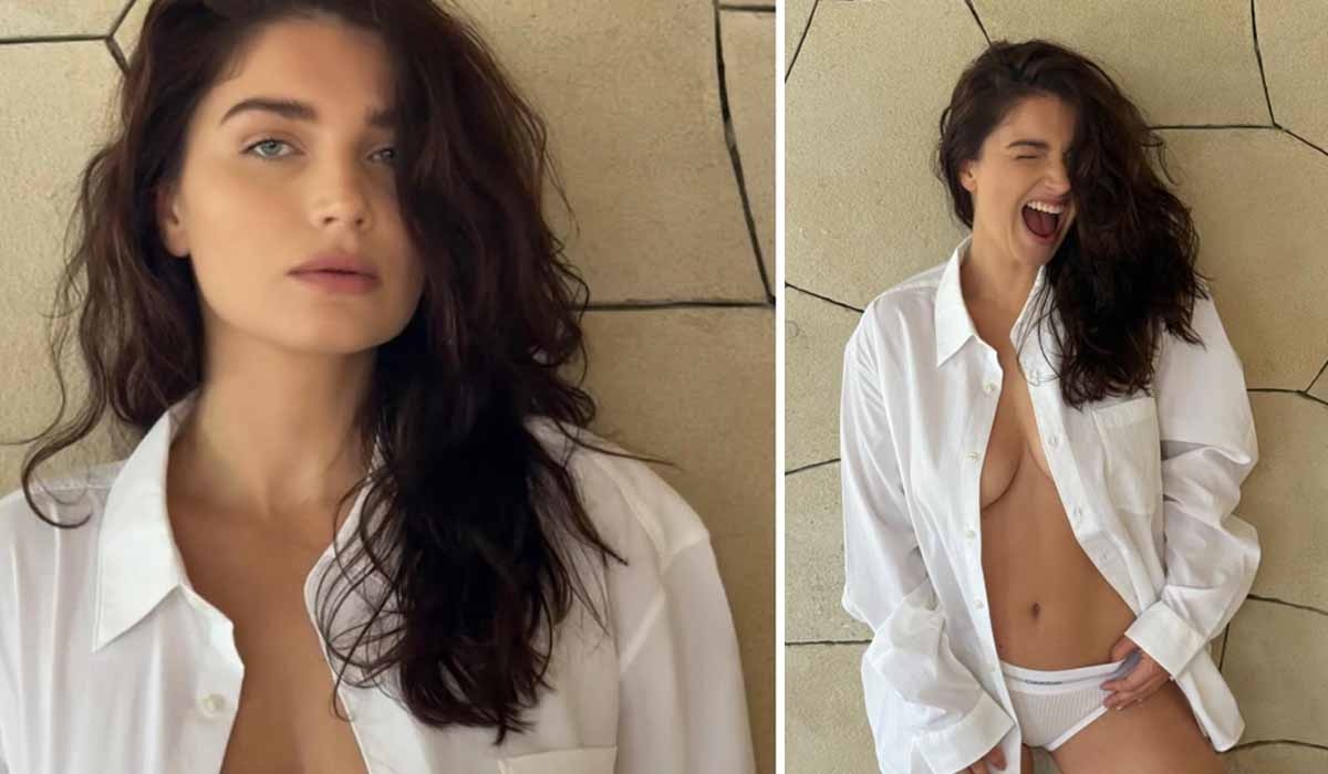 It's a 'booty-ful' day for Eve Hewson as she sizzles in latest Calvin Klein underwear campaign